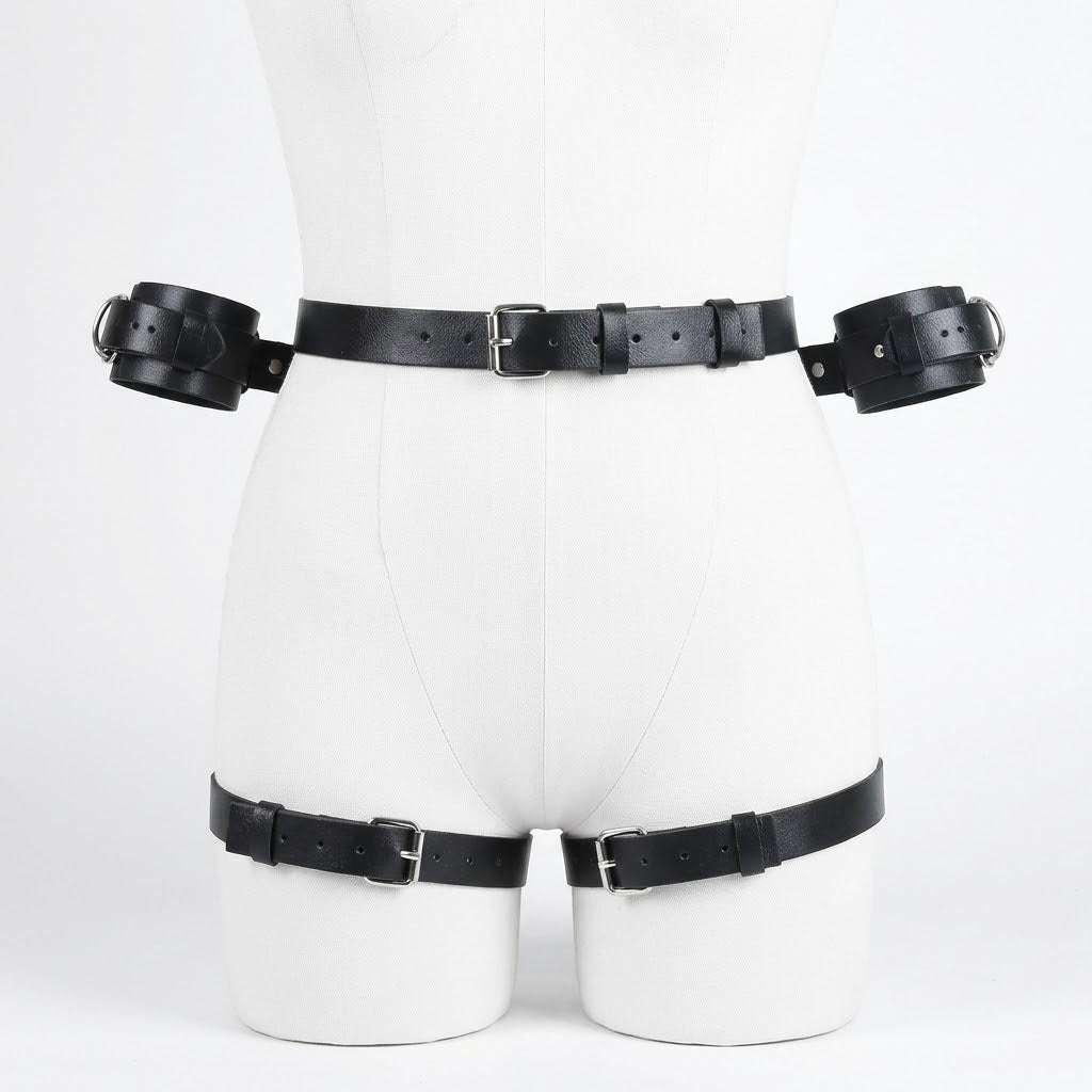 Harness Bondage con Polsini e Cosciali