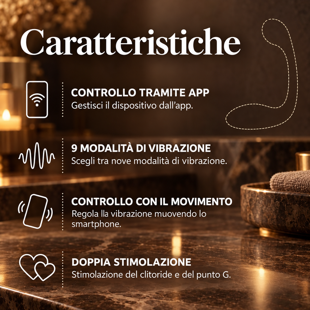 Luna Curve – Vibratore con Controllo via App