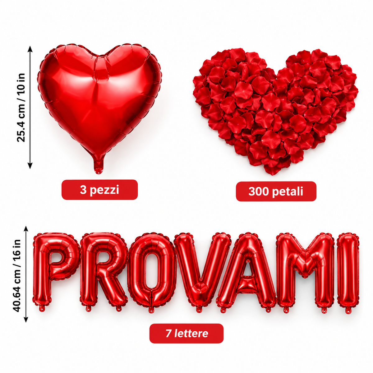 Kit Decorazione Romantica “PROVAMI”
